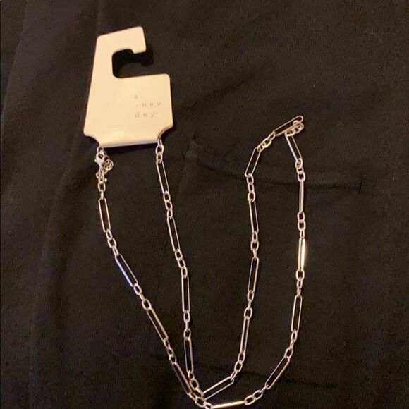 A New Day Paper Clip Style Necklace - Picture 2 of 4